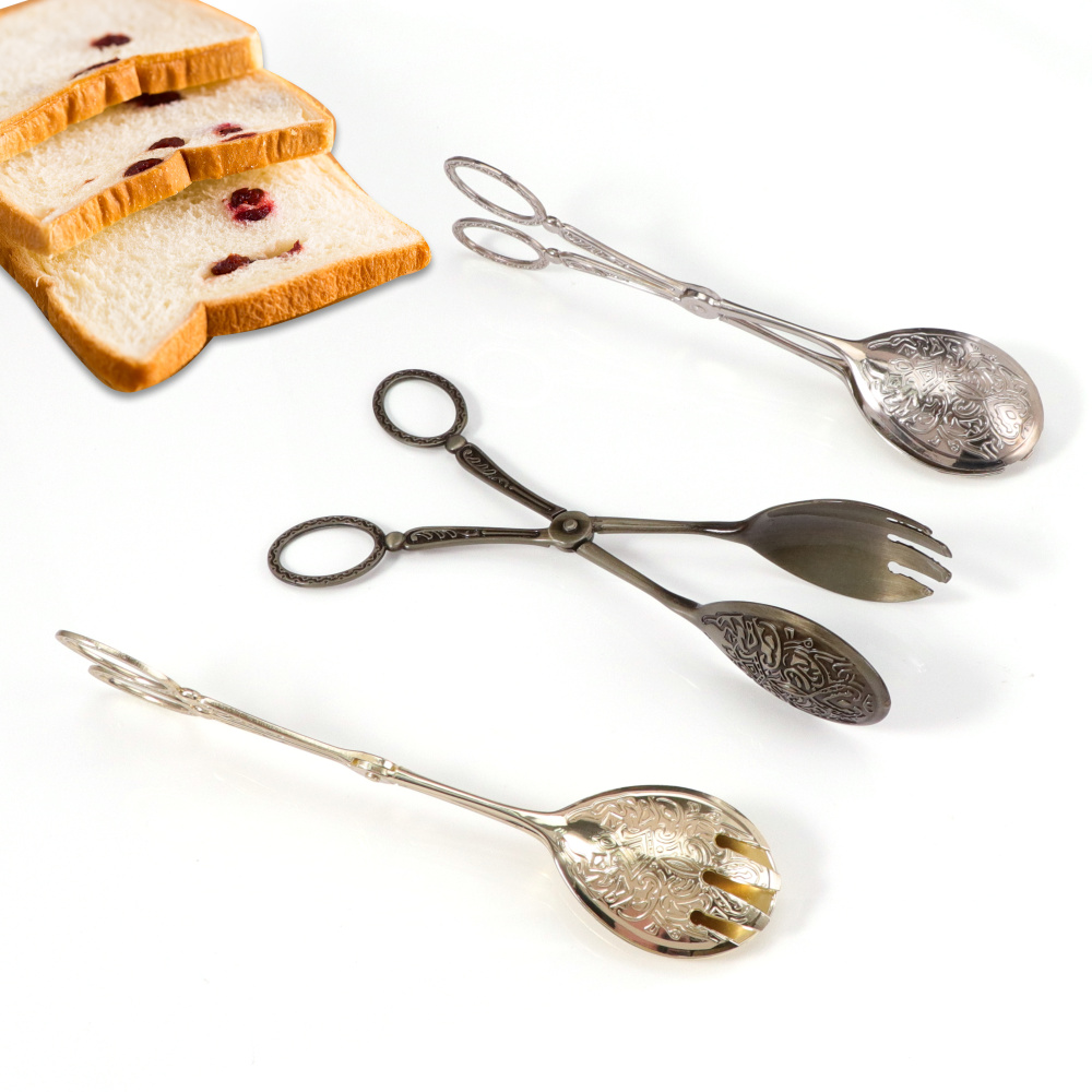 Bread Baking Kitchen Utensils - Jaswehome Vintage Retro yemek maşası Salata