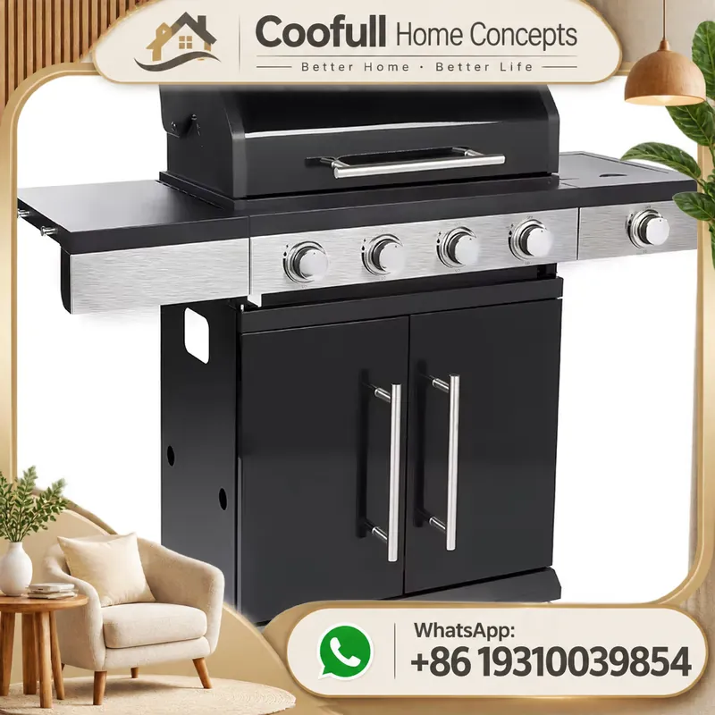 Kitchen Baking Trolley - Ticari Propan Gazlı Barbekü Izgarası 5