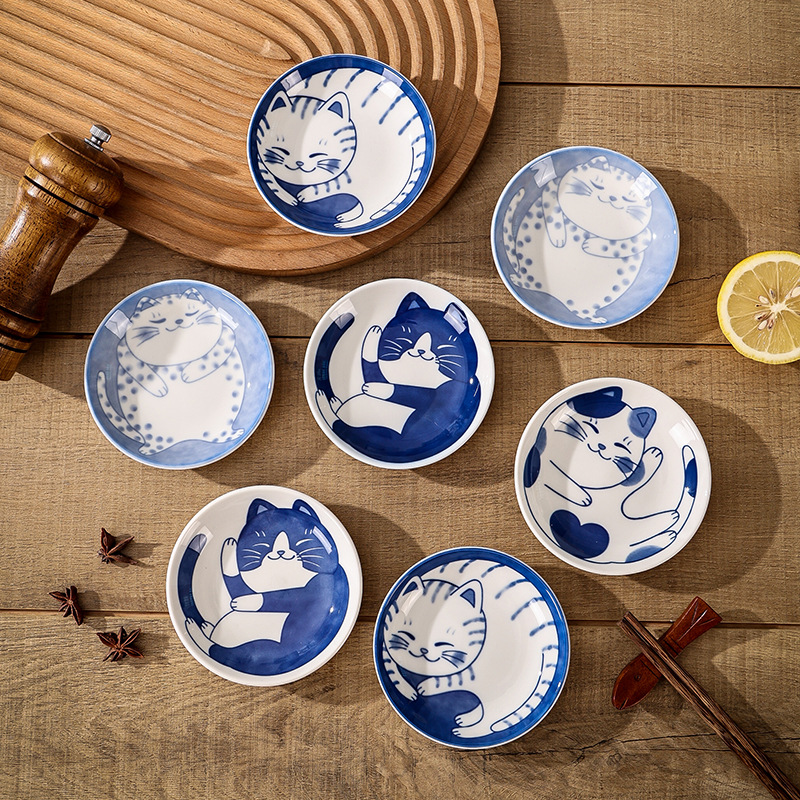 Cake Board Round - Japon Tarzı Seramik Tatlı sos tabağı