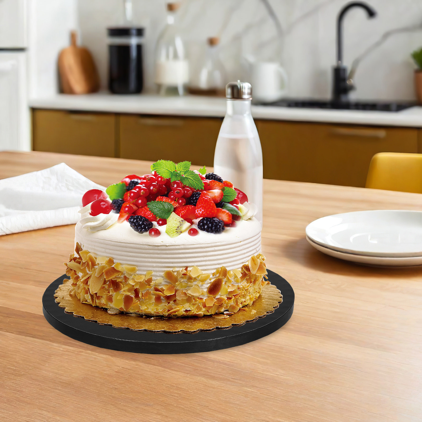 Cake Board Round - 5 Adet Yuvarlak Pasta Tabanı 10