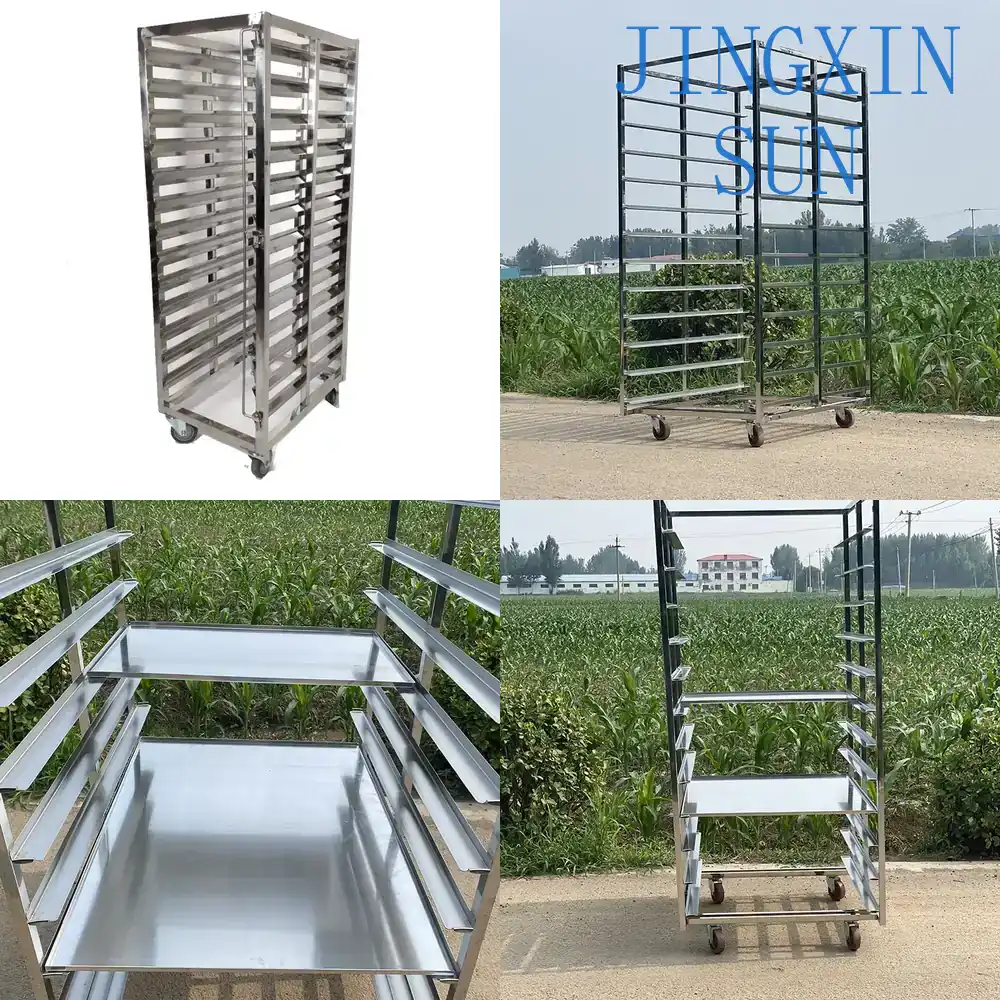 Kitchen Baking Trolley - 304 Paslanmaz Çelik Mutfak Gıda Ekmek
