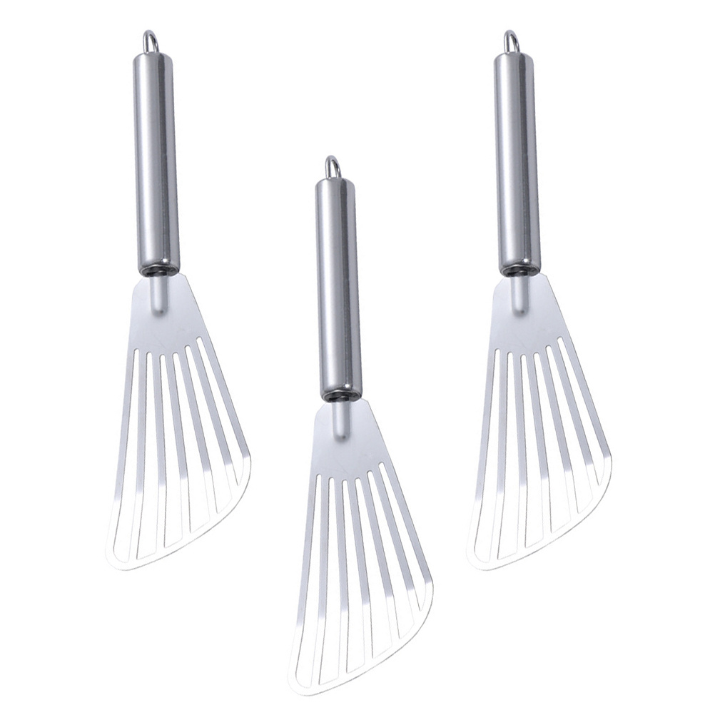 Kitchen Job - 3 adet paslanmaz çelik spatula biftek