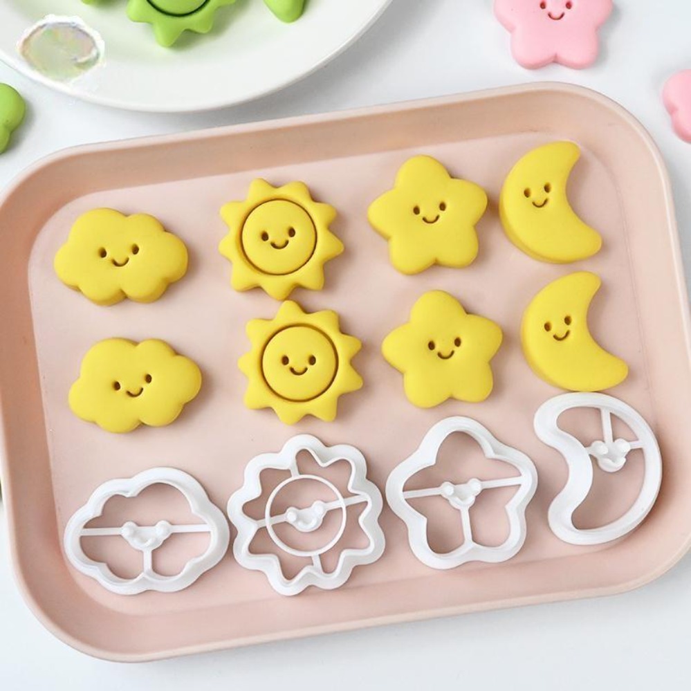 Kitchen Baking Cake - Kurabiye Kesiciler Ay Yıldız Güneş Kurabiye