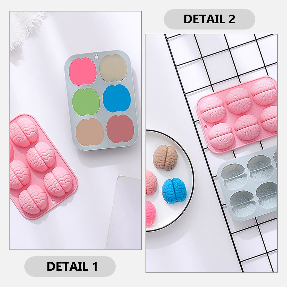 2 Adet Silikon Beyin Kalıbı Çi - Kitchen Baking Cake incelemesi ve fiyatı